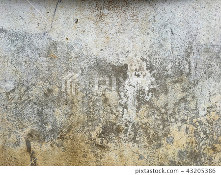 Cracked concrete vintage wall background, old wall 43205386