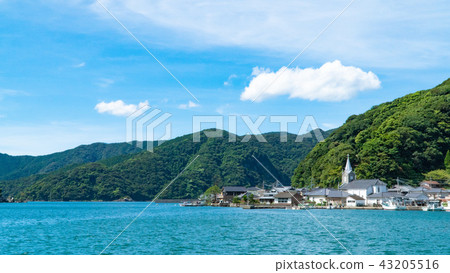 Sea and Sakitsu Church Sea and Sakitsu Church 43205516