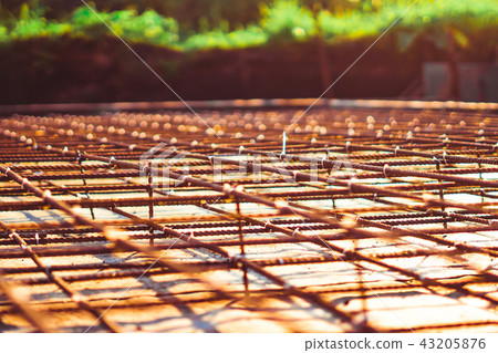 the rebar in the Foundation 43205876