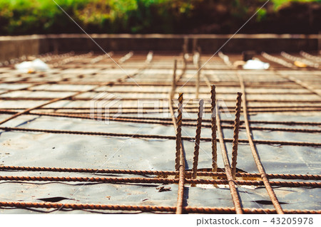 the rebar in the Foundation 43205978