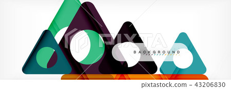 Abstract geometric background. Modern overlapping triangles. Unusual color shapes for your message Abstract geometric background. Modern overlapping triangles. Unusual color shapes for your message 43206830