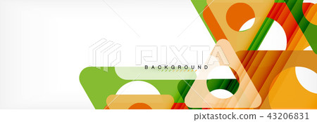 Circle and triangle abstract background Circle and triangle abstract background 43206831