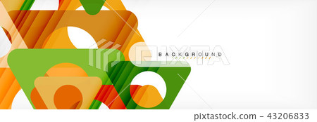 Circle and triangle abstract background Circle and triangle abstract background 43206833