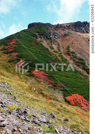 Fall of Tokachi dake mountains Fall of Tokachi dake mountains 43206943