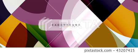 Vector circle abstract background 43207415