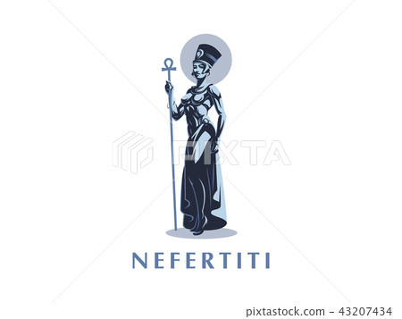 Egyptian Queen Nefertiti or Cleopatra.  43207434