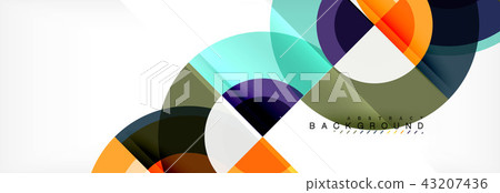 Vector circular abstract background 43207436