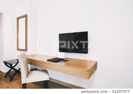 Built-in furniture of modern hotel apartment room Built-in furniture of modern hotel apartment room 43207977