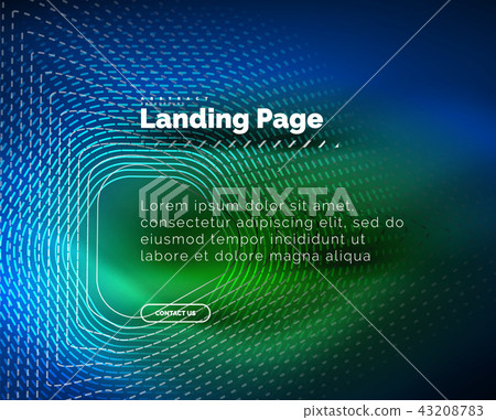 Neon glowing background for landing page 43208783