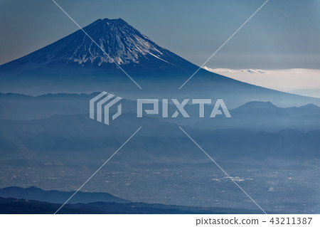 Mt. Fuji seen from the Yatsugatake mountain peak · Akadake summit Mt. Fuji seen from the Yatsugatake mountain peak · Akadake summit 43211387