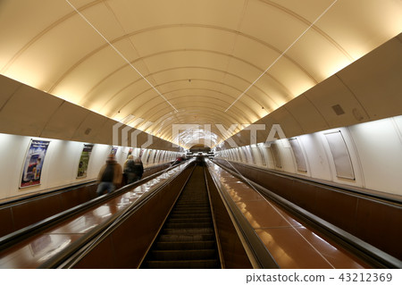 Metro Underground Station, Prague, Czech Republic 43212369