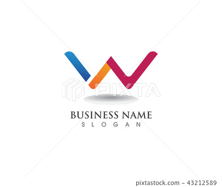 W logo business and symbols template W logo business and symbols template 43212589