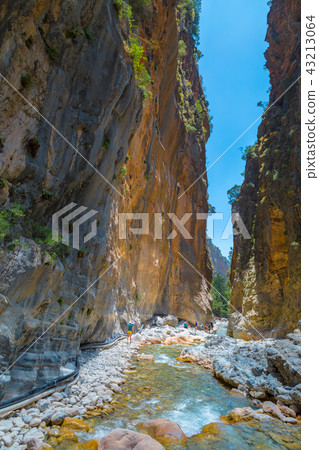 Samaria Gorge. Crete, Greece 43213064