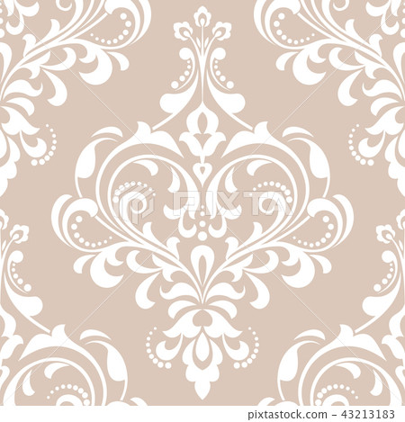 Wallpaper in the style of Baroque. A seamless Wallpaper in the style of Baroque. A seamless 43213183