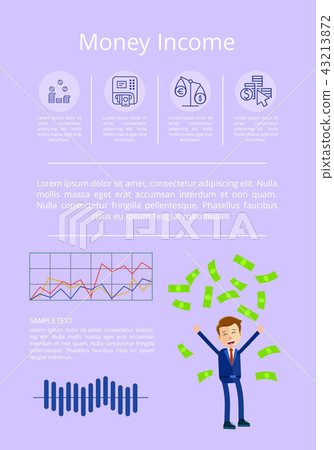 Money Income Statistics Vector Illustration 43213872