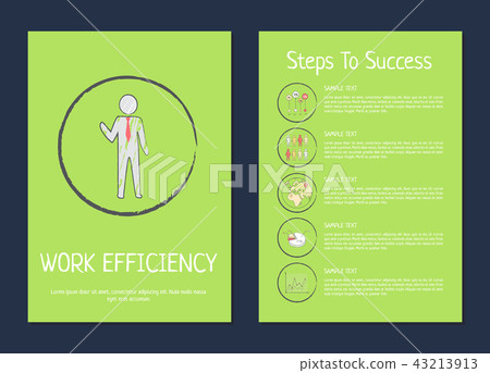 Work Efficiency. Success Vector Illustration 43213913