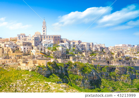 Panoramic view of ancient town of Matera, Sassi di Matera, southern Italy 43213999