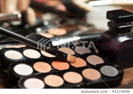 Professional visagiste workspace. Professional visagiste workspace. 43214090
