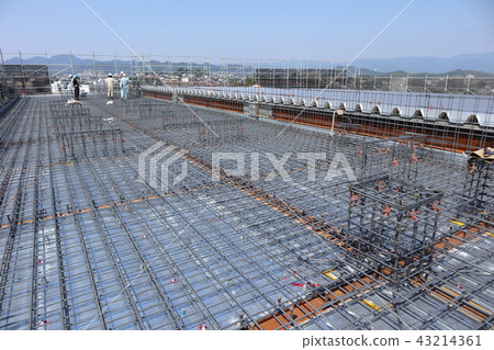 Rooftop floor reinforcement work Rooftop floor reinforcement work 43214361