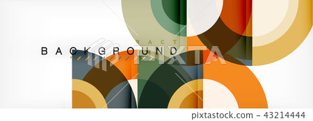 Vector circle abstract background 43214444