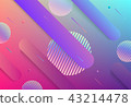 Colorful geometric background. 43214478