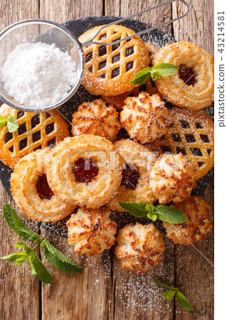 Tasty cookies rocher coco, couque and marimbas 43214581