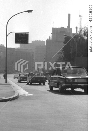 東京都千代田區昭和永田町的景觀從總理官邸前面的虎之門方向 東京都千代田區昭和永田町的景觀從總理官邸前面的虎之門方向 43216102