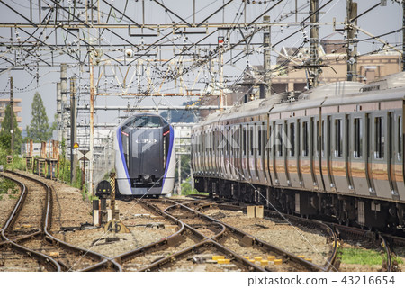 [Limited Express Super Azusa E353 Series Takao Station] 43216654