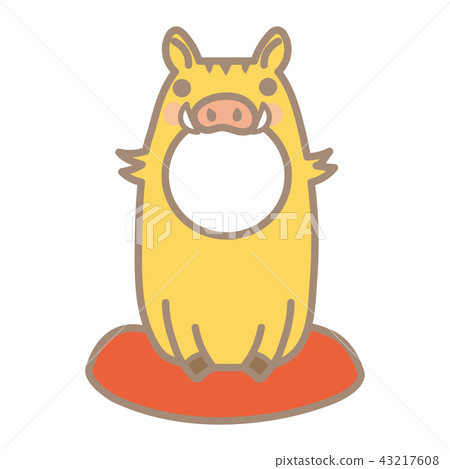 Wild Boar's Face Material 43217608