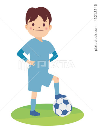 A soccer boy A soccer boy 43218246