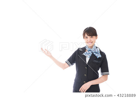 Cabin attendant to guide 43218889