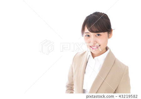 微笑的女商人和好客 43219582