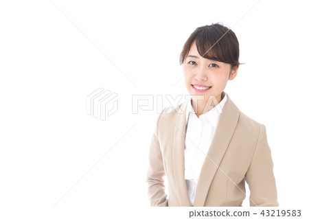 微笑的女商人和好客 43219583