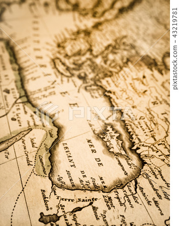 Old Map Middle East Region Old Map Middle East Region 43219781