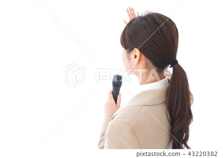 Election address woman Election address woman 43220382