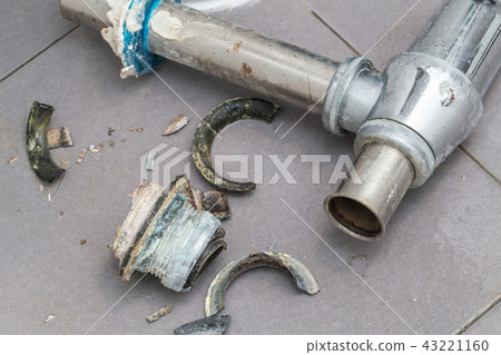 corrosion in piping broken pipe from water mineral corrosion in piping broken pipe from water mineral 43221160