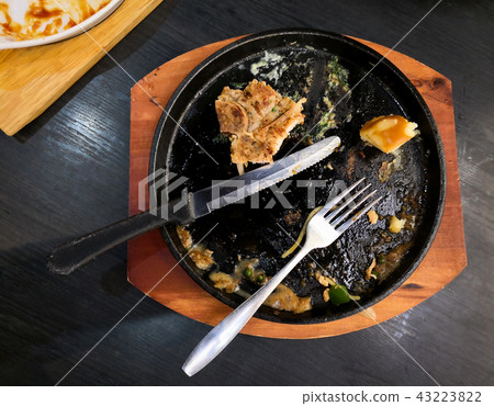 dirty dish isolated on white dirty dish isolated on white 43223822