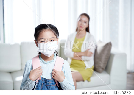 Mom and Daughter worry about health 43225270