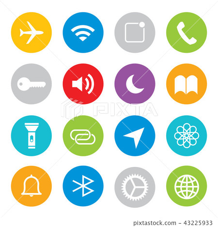 Touchscreen smart phone mobile application Vector 43225933