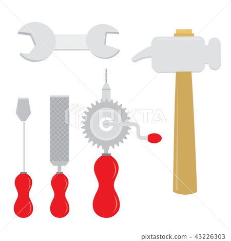 Equipment Tool Handcraft Screwdriver Vector Equipment Tool Handcraft Screwdriver Vector 43226303