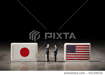 商人談話與國旗國際事務圖像 43226616