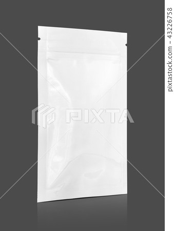 blank packaging snack pouch isolated on gray blank packaging snack pouch isolated on gray 43226758
