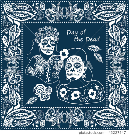 Day of the Dead bandana. 43227347