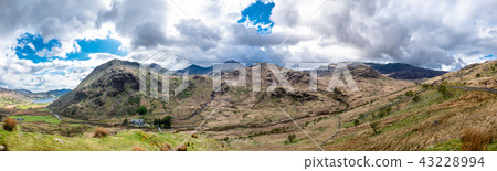 View of the mountains of Snowdonia National Park Gwynedd North Wales View of the mountains of Snowdonia National Park Gwynedd North Wales 43228994