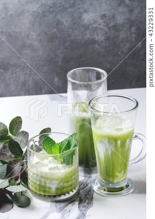 Matcha iced latte Matcha iced latte 43229331