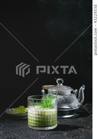Matcha iced latte Matcha iced latte 43229338