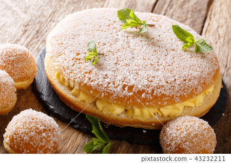 French dessert tropezienne brioche cakes 43232211