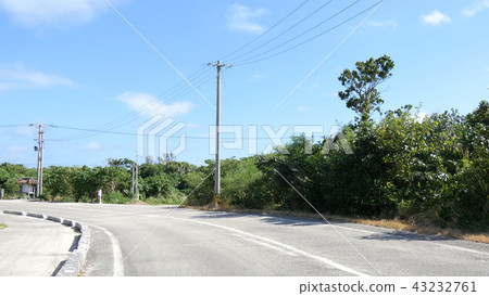 Road to Taketomi island-sea Road to Taketomi island-sea 43232761