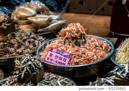 Dried fish, traditional market, seafood Dried fish, traditional market, seafood 43235001