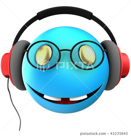 3d blue emoticon smile 3d blue emoticon smile 43235643